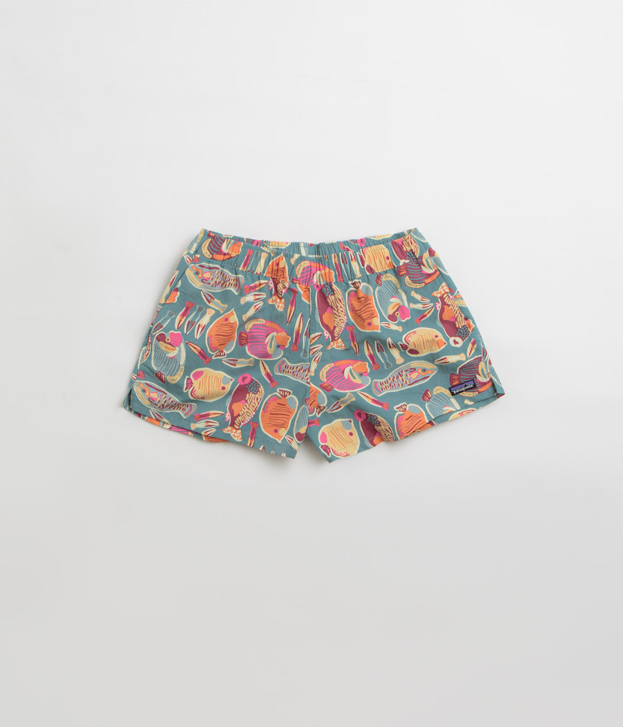 Patagonia Womens Barely Baggies 2.5" Shorts - Wrasse: Wetland Blue