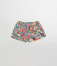 Patagonia Womens Barely Baggies 2.5" Shorts in Wrasse: Wetland Blue