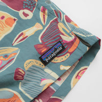 Patagonia Womens Barely Baggies 2.5" Shorts - Wrasse: Wetland Blue thumbnail