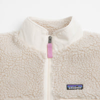 Patagonia Womens Classic Retro-X Jacket - Natural / Light Violet thumbnail