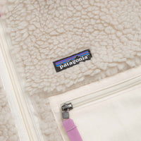Patagonia Womens Classic Retro-X Jacket - Natural / Light Violet thumbnail