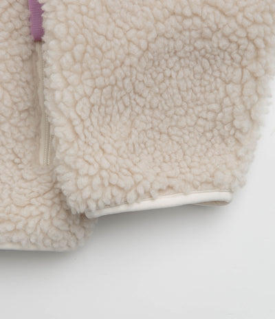 Patagonia Womens Classic Retro-X Jacket - Natural / Light Violet