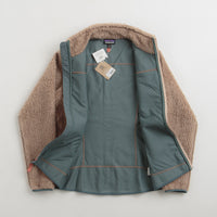 Patagonia Womens Classic Retro-X Jacket - Pampas Tan / Nouveau Green thumbnail