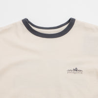 Patagonia Womens Fitz Roy Foothills Ringer T-Shirt - Undyed Natural thumbnail