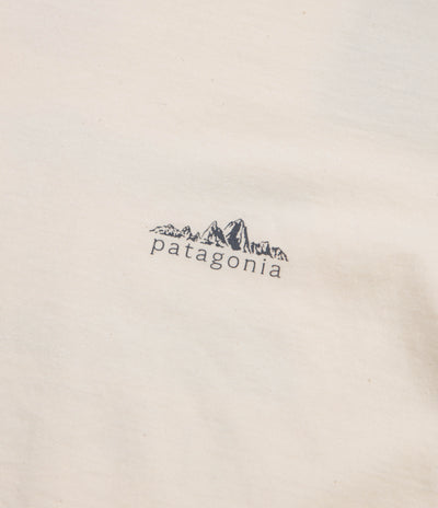 Patagonia Womens Fitz Roy Foothills Ringer T-Shirt - Undyed Natural