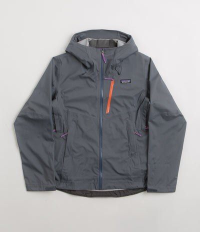 Patagonia Womens Granite Crest Rain Jacket in Smolder Blue
