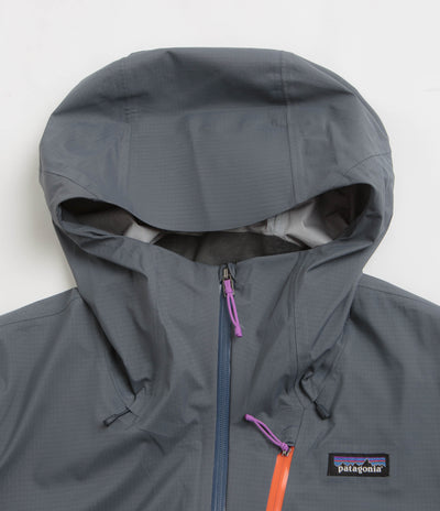 Patagonia Womens Granite Crest Rain Jacket in Smolder Blue
