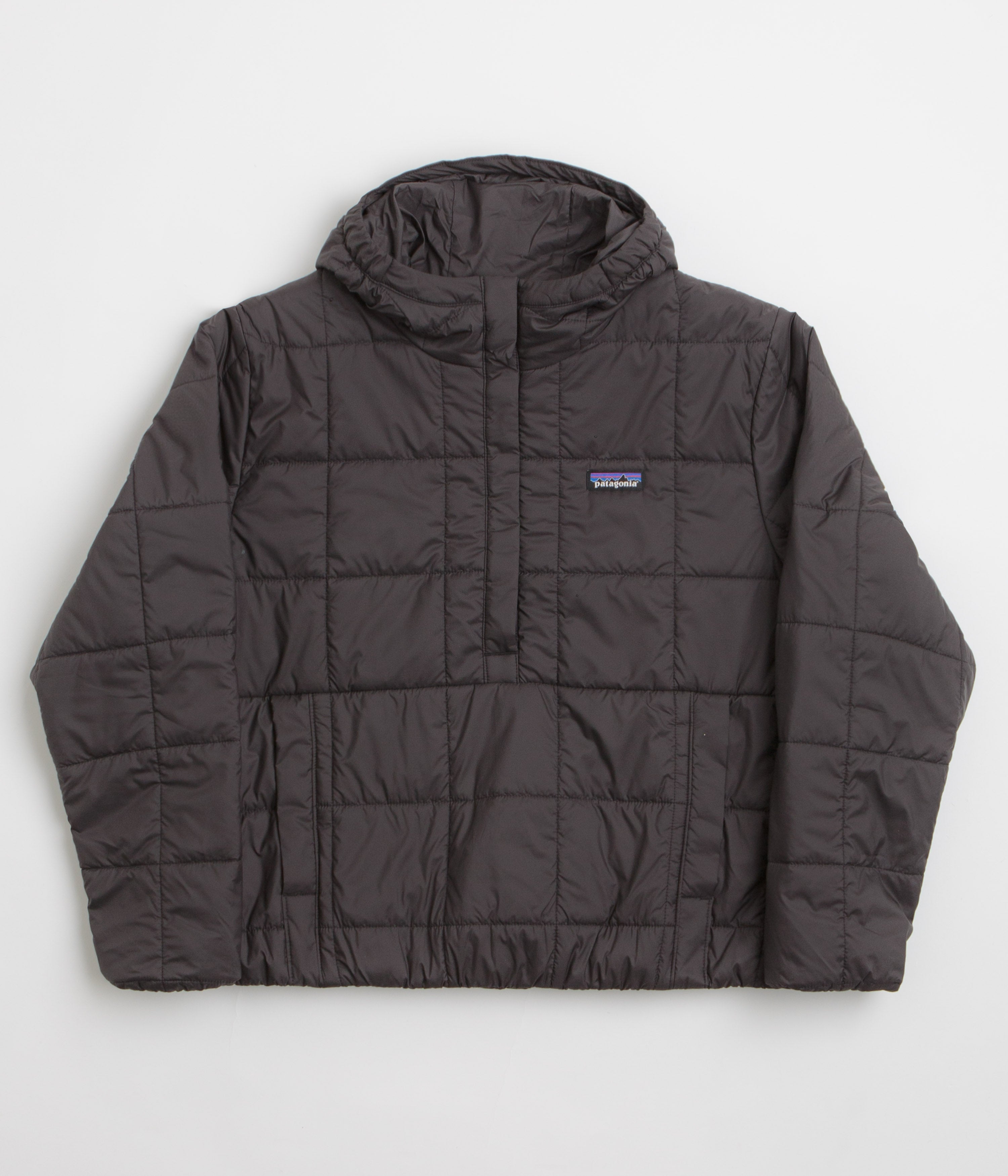 Patagonia Womens Light Gust Hooded Pullover Jacket in Black