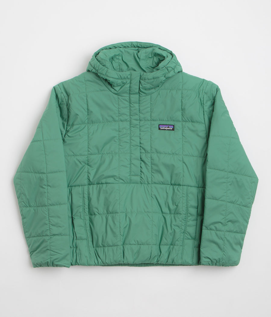 Patagonia Womens Light Gust Hooded Pullover Jacket in Heartleaf Green