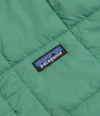 Patagonia Womens Light Gust Hooded Pullover Jacket - Heartleaf Green