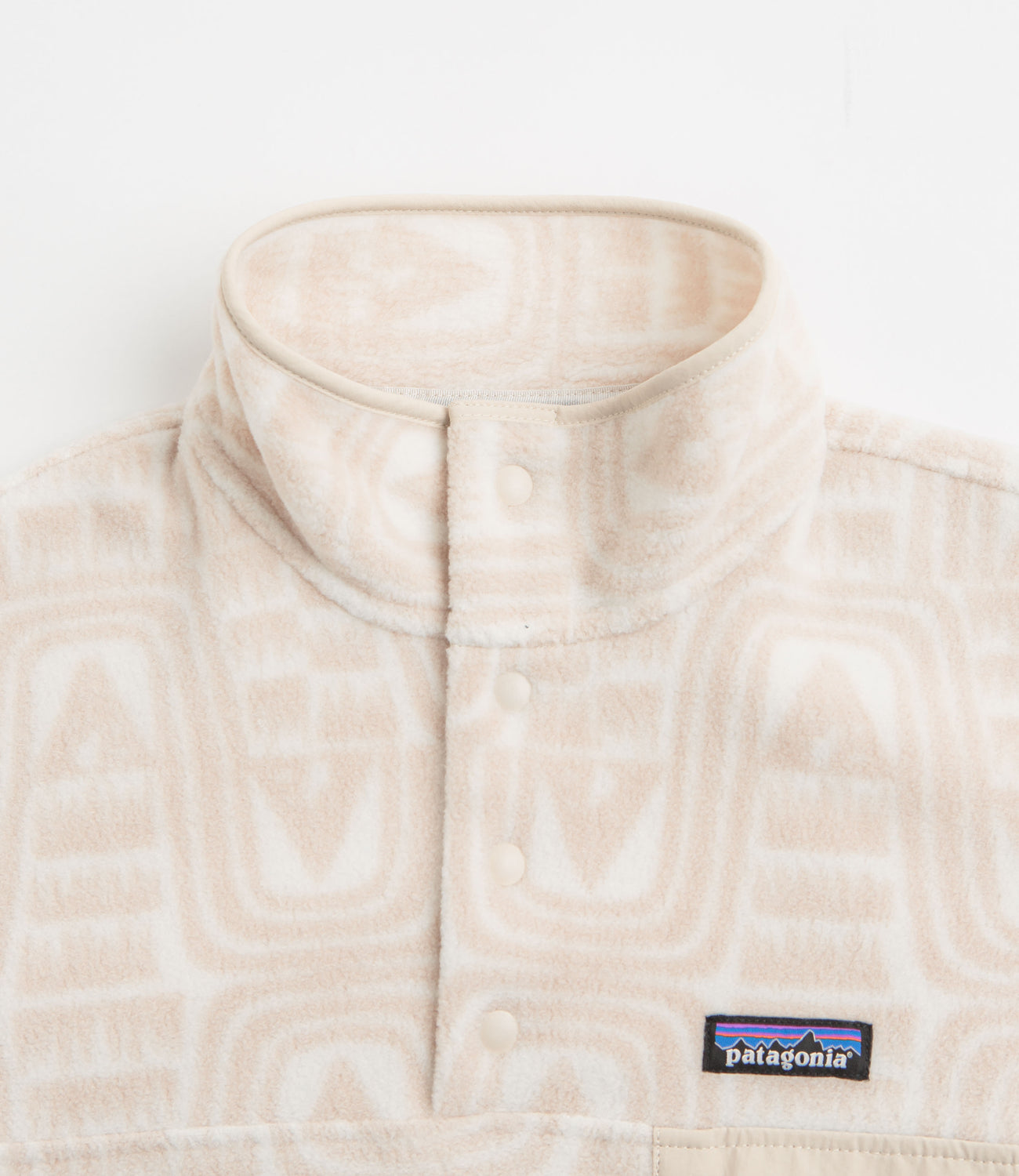 Patagonia Womens Lightweight Synchilla Snap-T Fleece - Flow: Dyno Whit ...