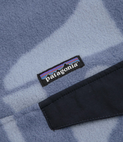 Patagonia Womens Lightweight Synchilla Snap-T Fleece in Mother Tree: Barnacle Blue