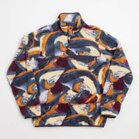 Patagonia Womens Lightweight Synchilla Snap-T Fleece - Smudge: Smolder Blue thumbnail