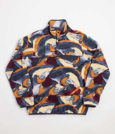 Patagonia Womens Lightweight Synchilla Snap-T Fleece - Smudge: Smolder Blue