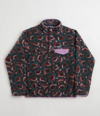 Patagonia Womens Lightweight Synchilla Snap-T Fleece in Soft Spirea: Dried Vanilla