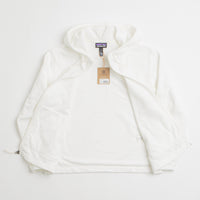 Patagonia Womens Micro D Hooded Fleece in Birch White thumbnail
