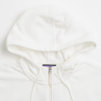 Patagonia Womens Micro D Hooded Fleece in Birch White thumbnail