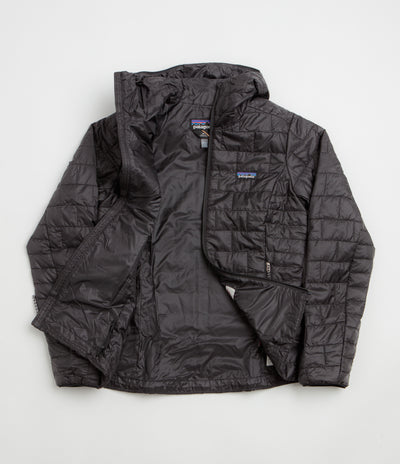 Patagonia Womens Nano Puff Hoodie Jacket - Black