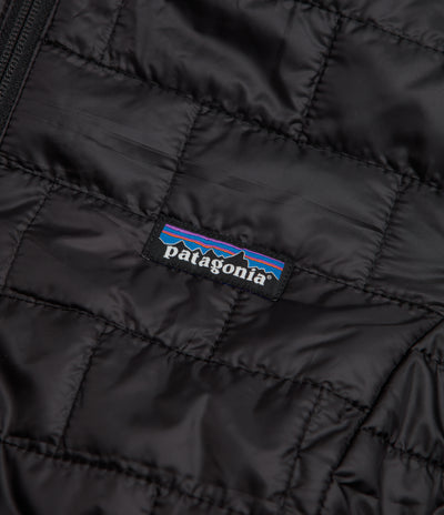 Patagonia Womens Nano Puff Hoodie Jacket - Black