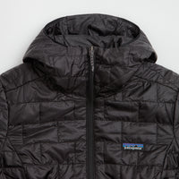 Patagonia Womens Nano Puff Hoodie Jacket - Black thumbnail