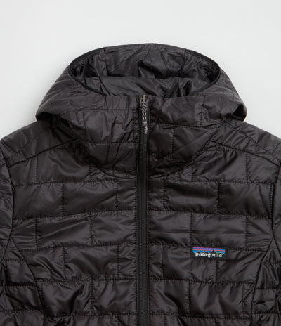 Patagonia Womens Nano Puff Hoodie Jacket - Black