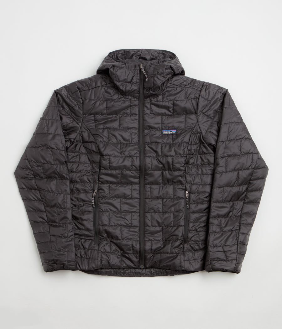 Patagonia Womens Nano Puff Hoodie Jacket - Black