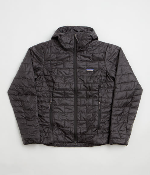 Patagonia Womens Nano Puff Hoodie Jacket - Black