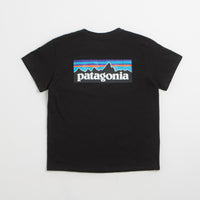 Patagonia Womens P-6 Logo Responsibili-Tee T-Shirt in Black thumbnail