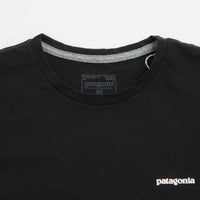 Patagonia Womens P-6 Logo Responsibili-Tee T-Shirt in Black thumbnail