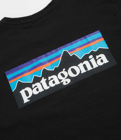 Patagonia Womens P-6 Logo Responsibili-Tee T-Shirt in Black