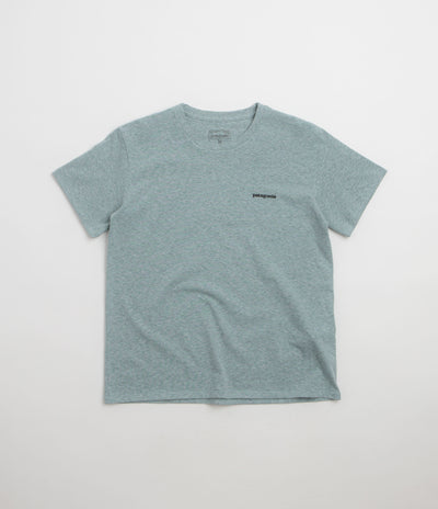 Patagonia Womens P-6 Logo Responsibili-Tee T-Shirt - Blue Sage