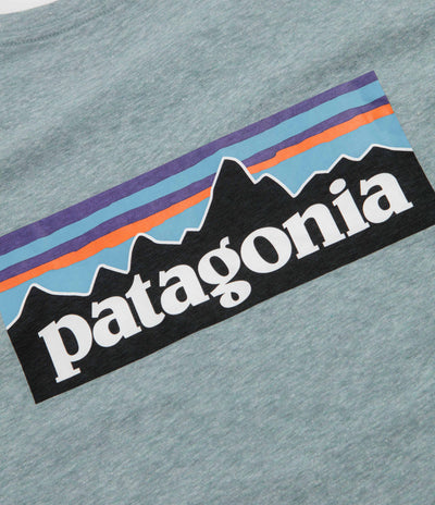 Patagonia Womens P-6 Logo Responsibili-Tee T-Shirt - Blue Sage