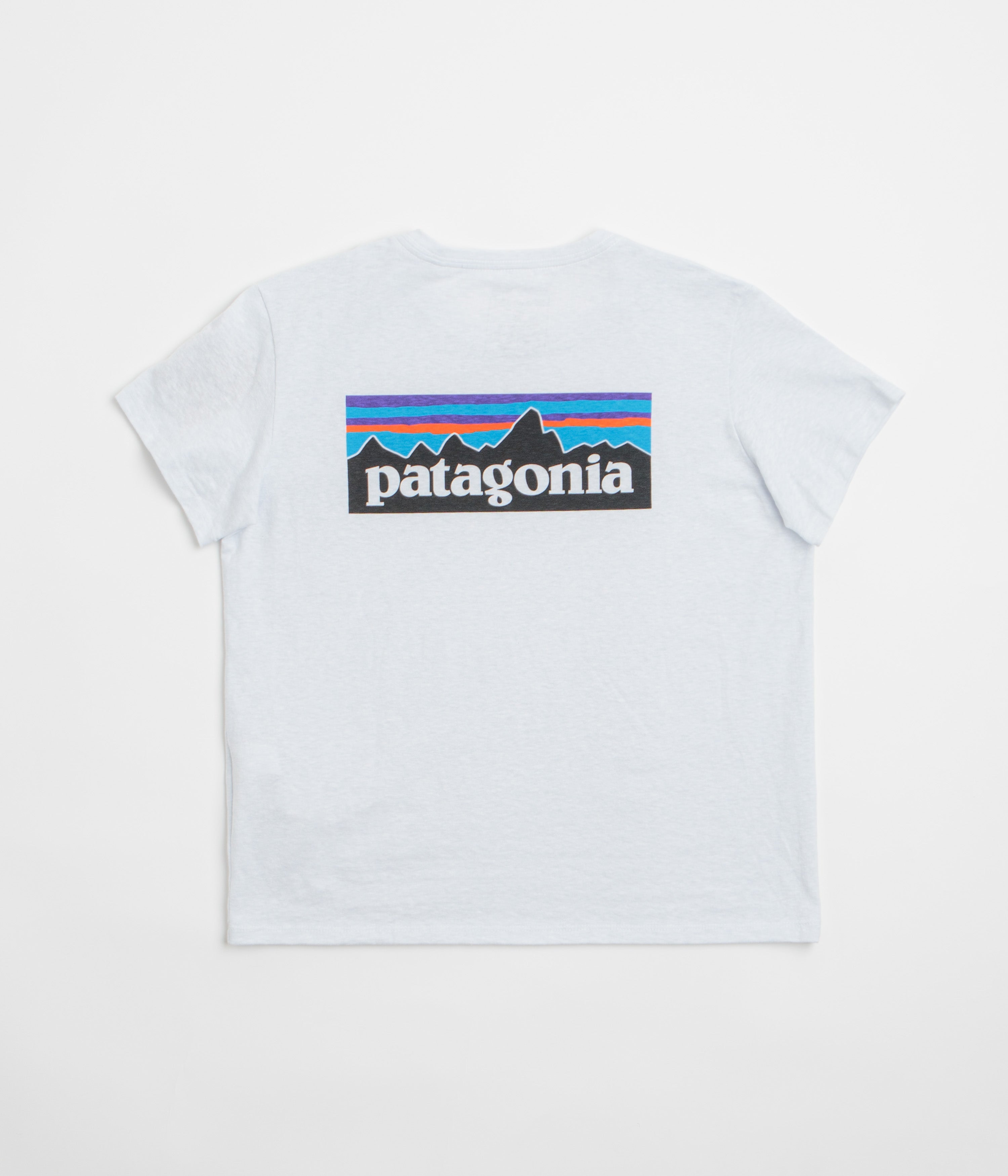 Patagonia Womens P-6 Logo Responsibili-Tee T-Shirt in White