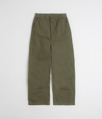 Patagonia Womens Point Reyes Canvas Wide Leg Pants in Basin Green