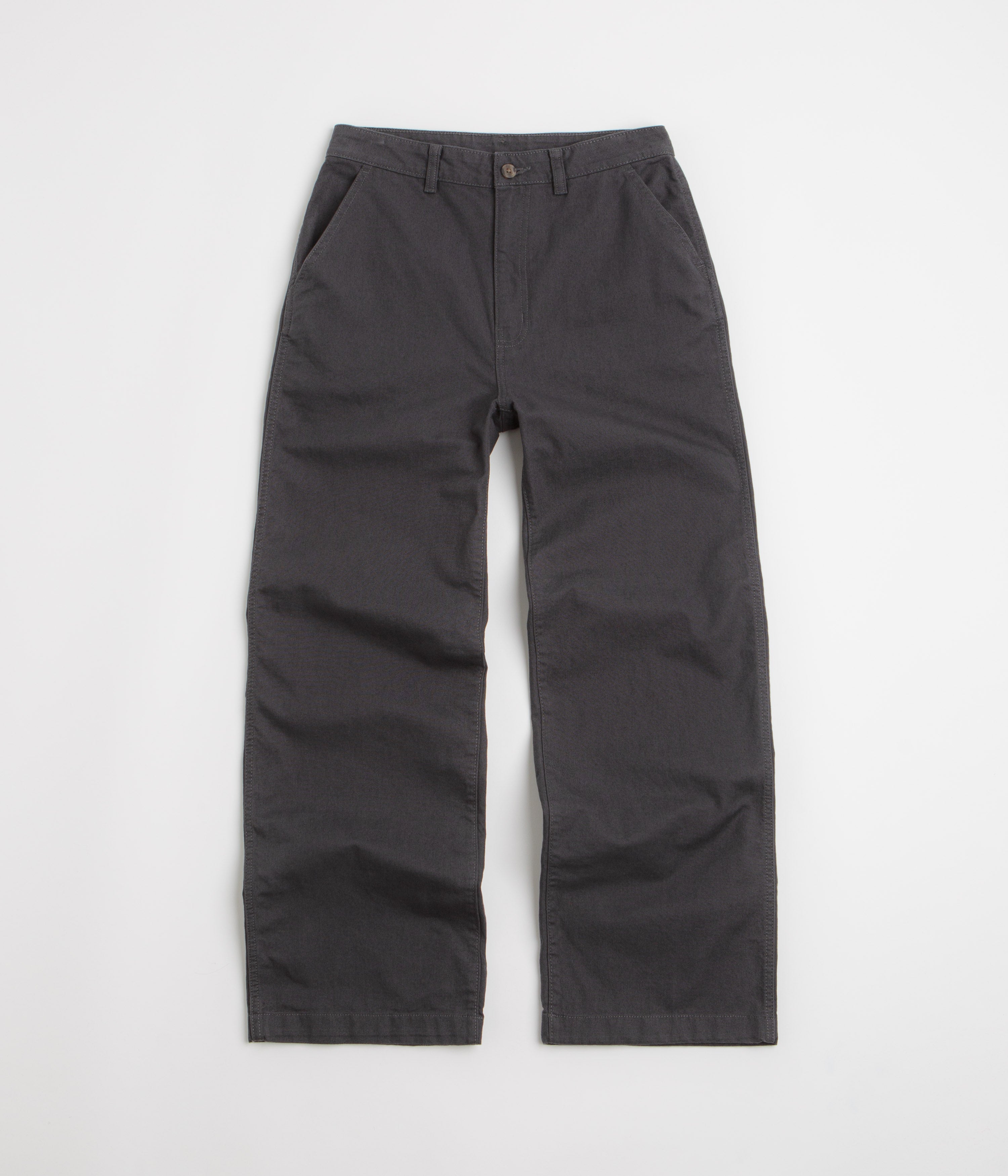 Patagonia Womens Point Reyes Canvas Wide Leg Pants in Ink Black