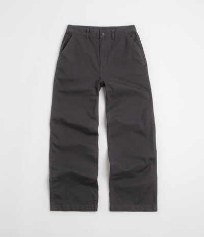 Patagonia Womens Point Reyes Canvas Wide Leg Pants - Ink Black