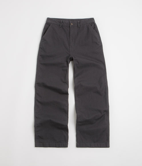 Patagonia Womens Point Reyes Canvas Wide Leg Pants - Ink Black
