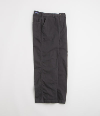 Patagonia Womens Point Reyes Canvas Wide Leg Pants - Ink Black