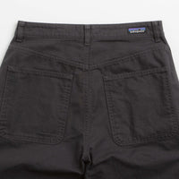 Patagonia Womens Point Reyes Canvas Wide Leg Pants - Ink Black thumbnail