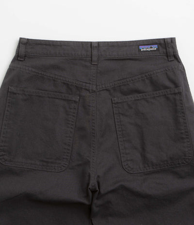 Patagonia Womens Point Reyes Canvas Wide Leg Pants - Ink Black