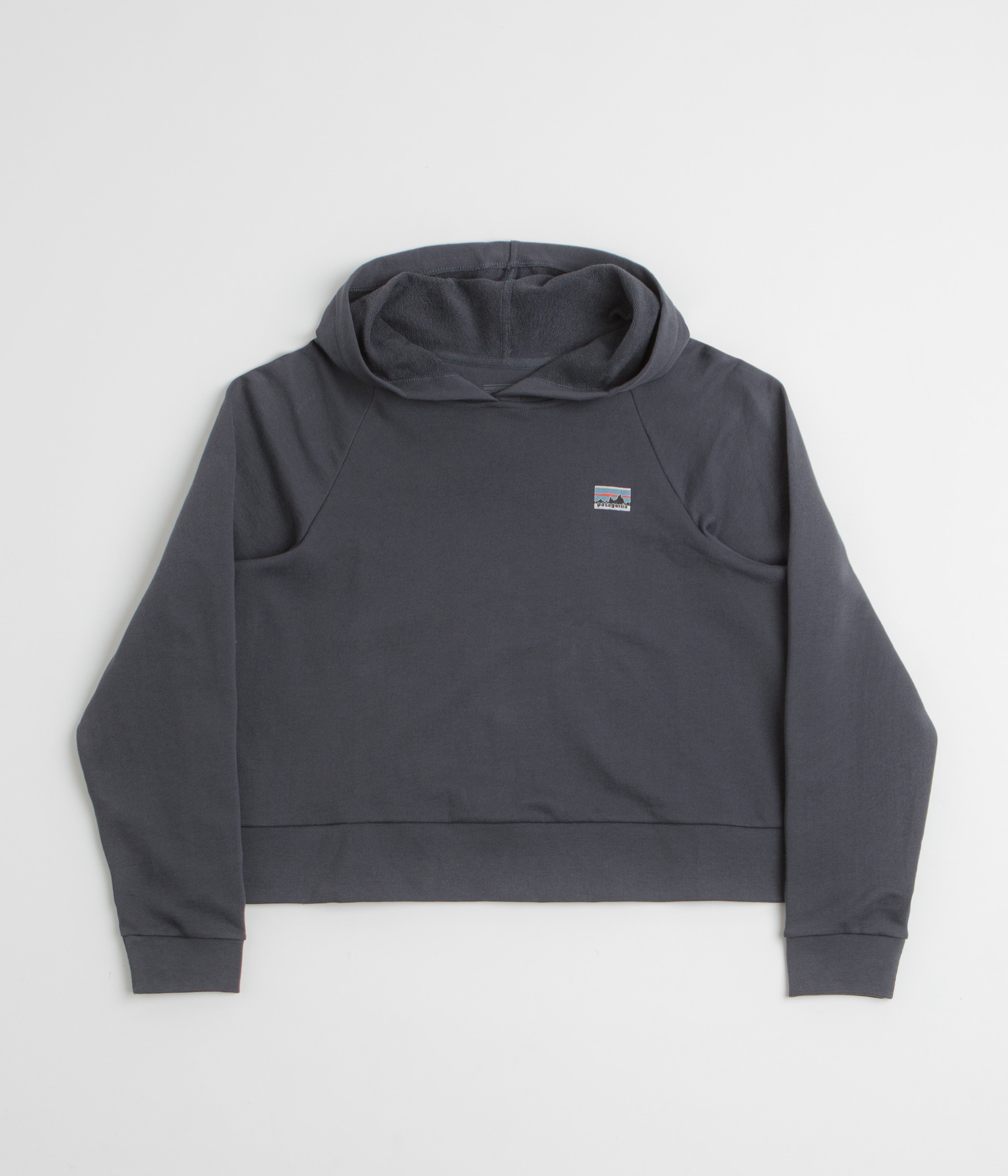 Patagonia Womens Regenerative Organic Essential Hoodie in Smolder Blue