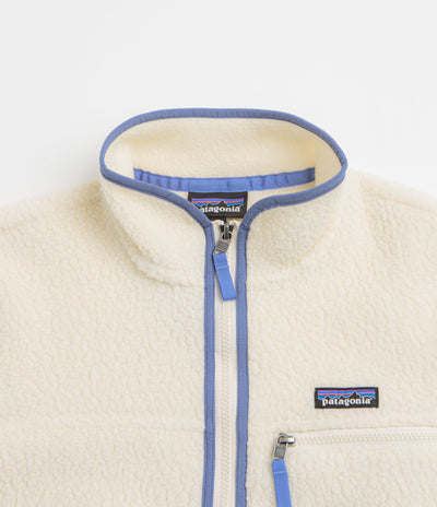 Patagonia Womens Retro Pile Fleece Jacket in Natural