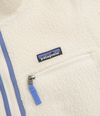 Patagonia Womens Retro Pile Fleece Jacket in Natural