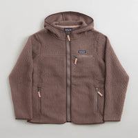 Patagonia Womens Retro Pile Hooded Fleece - Dusky Brown thumbnail