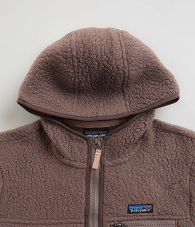 Patagonia retro pile hooded jacket hot sale