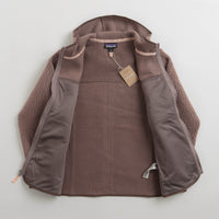 Patagonia Womens Retro Pile Hooded Fleece - Dusky Brown thumbnail