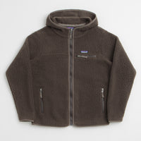 Patagonia Womens Retro Pile Hooded Fleece in Otter Brown thumbnail