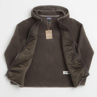 Patagonia Womens Retro Pile Hooded Fleece in Otter Brown thumbnail