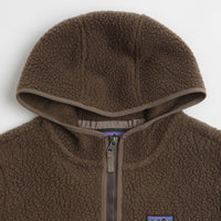Patagonia Womens Retro Pile Hooded Fleece in Otter Brown thumbnail