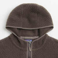 Patagonia Womens Retro Pile Hooded Fleece in Otter Brown thumbnail